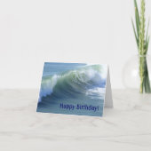 Carte d'anniversaire Ocean Wave pour les amoureux  (Devant)