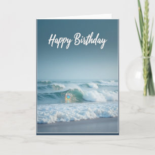 Carte d'anniversaire Ocean Waves