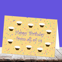 Carte d'anniversaire Office CoWorker du groupe