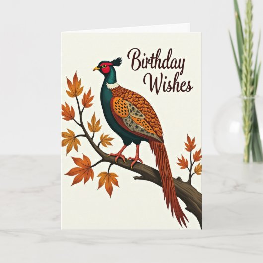 Carte d'anniversaire oiseau de jeu douce (Devant)