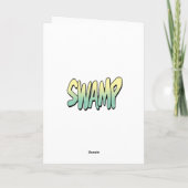 Carte d'anniversaire Old Man Croc (Dos)