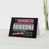 Carte d'anniversaire Oldometer (Devant)