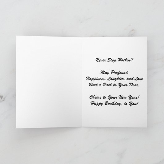 Carte d'anniversaire "Ole Bull" (Intérieur)