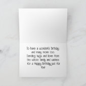 Carte d'anniversaire On Vous Veut (Intérieur)