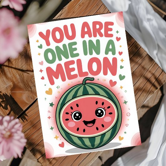 Carte d'anniversaire One in a Melon