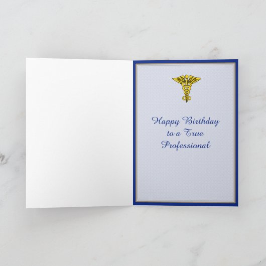 Carte d'anniversaire optométriste (Intérieur)