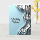Carte d'anniversaire Opulente (Fleur jaune)