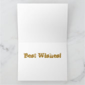 Carte d'anniversaire "Or solide" (Intérieur)