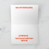 Carte d'anniversaire Orange Sunset Reflection (Intérieur)