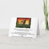 Carte d'anniversaire Orangutan Baby & Jungle Wildl (Dos)