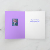 Carte d'anniversaire Orchidée (Intérieur)