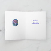 Carte d'anniversaire orchidée (Intérieur)