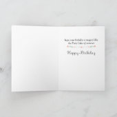 Carte d'anniversaire originale d'art de lis (Intérieur)