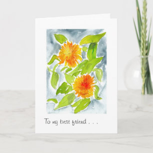 Carte d'anniversaire ou carte pour notes pour