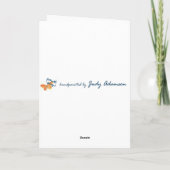 Carte d'anniversaire ou de retraite (Dos)