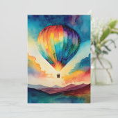 Carte d'anniversaire ou de vacances motivante - Aq (Debout devant)