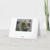 Carte d'anniversaire ours et papillon (Dos)