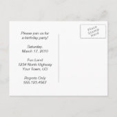 Carte d'anniversaire Owl Twins (Dos)