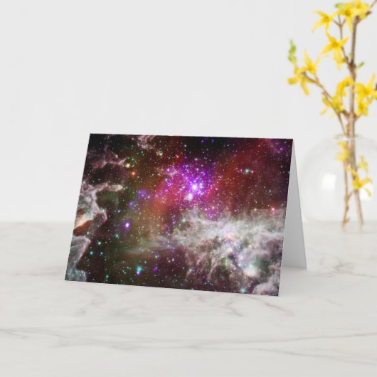 Carte d'anniversaire Pacman Nebula (Fleur jaune)