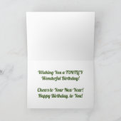 Carte d'anniversaire “Painted Turtle” (Intérieur)