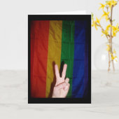 Carte d'anniversaire « Paix et fierté » (Fleur jaune)