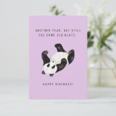 Carte d'anniversaire Panda Klutz (Debout devant)
