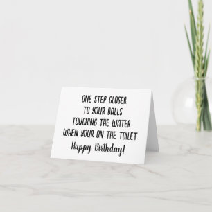 Carte d'anniversaire papa humour snarky unique