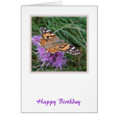 Carte d'anniversaire papillon (Devant)