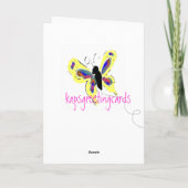 Carte d'anniversaire papillon (Dos)