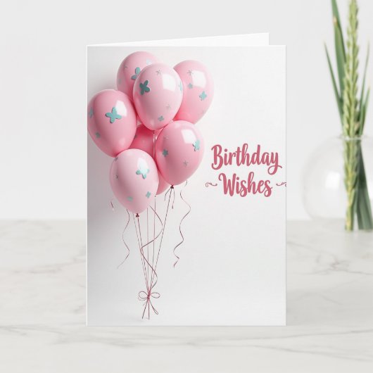 Carte d'anniversaire Papillon Capriceux (Devant)