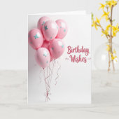 Carte d'anniversaire Papillon Capriceux (Fleur jaune)