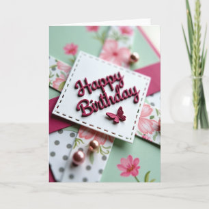 Carte d'anniversaire Papillon de Baie