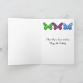 Carte d'anniversaire papillon Princess (Intérieur)
