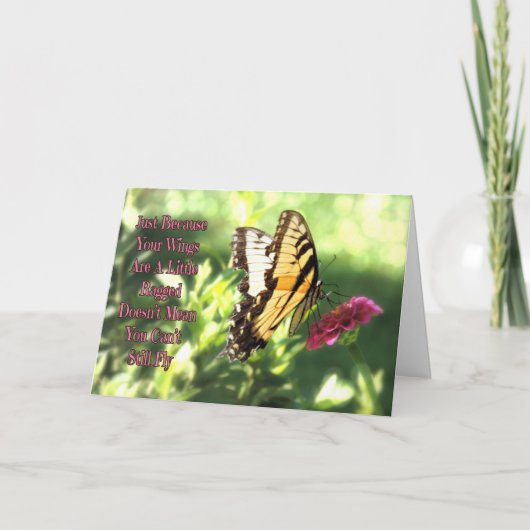 Carte d'anniversaire Papillon swallowtail vous pou (Devant)