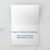 Carte d'anniversaire "Parasailer" (Intérieur)