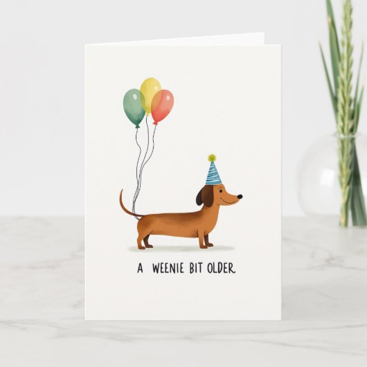 Carte d'anniversaire Party Pup (Devant)