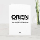 Carte d'anniversaire pas cher (Dos)