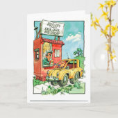 Carte d'anniversaire pas cher (Fleur jaune)