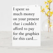 carte d'anniversaire pas cher. (Fleur jaune)