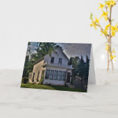 Carte d'anniversaire "Pas d'endroit comme chez soi (Fleur jaune)