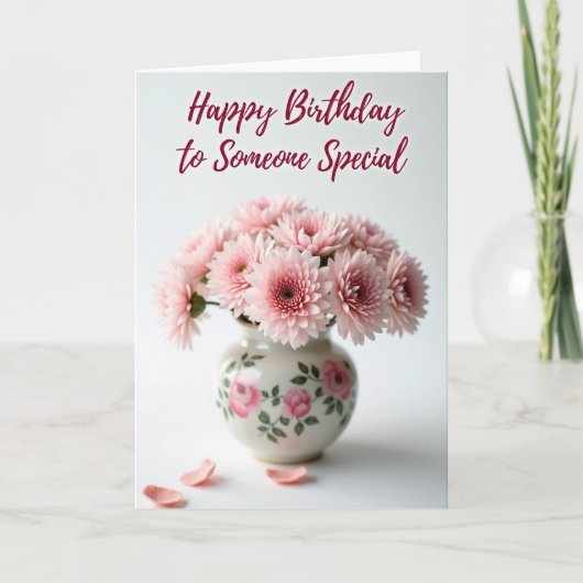 Carte d'anniversaire Pastel Blossom (Devant)