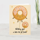 Carte d'anniversaire Pastel Donut (Devant)