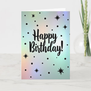 Carte d'anniversaire pastel joyeuse