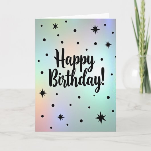 Carte d'anniversaire pastel joyeuse (Devant)