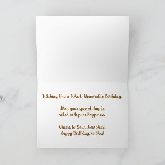 Carte d'anniversaire "Patinage au chocolat" (Intérieur)