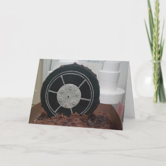 Carte d'anniversaire "Patinage au chocolat"