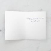 Carte d'anniversaire Peacock (Intérieur)