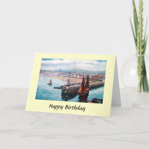 Carte d'anniversaire - Peel, île de Man