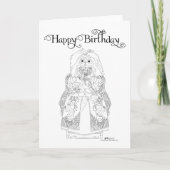 Carte d'anniversaire Pekingese (Devant)