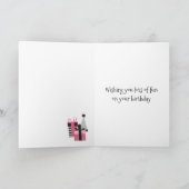 Carte d'anniversaire Penguin pour jeune fille (Intérieur)